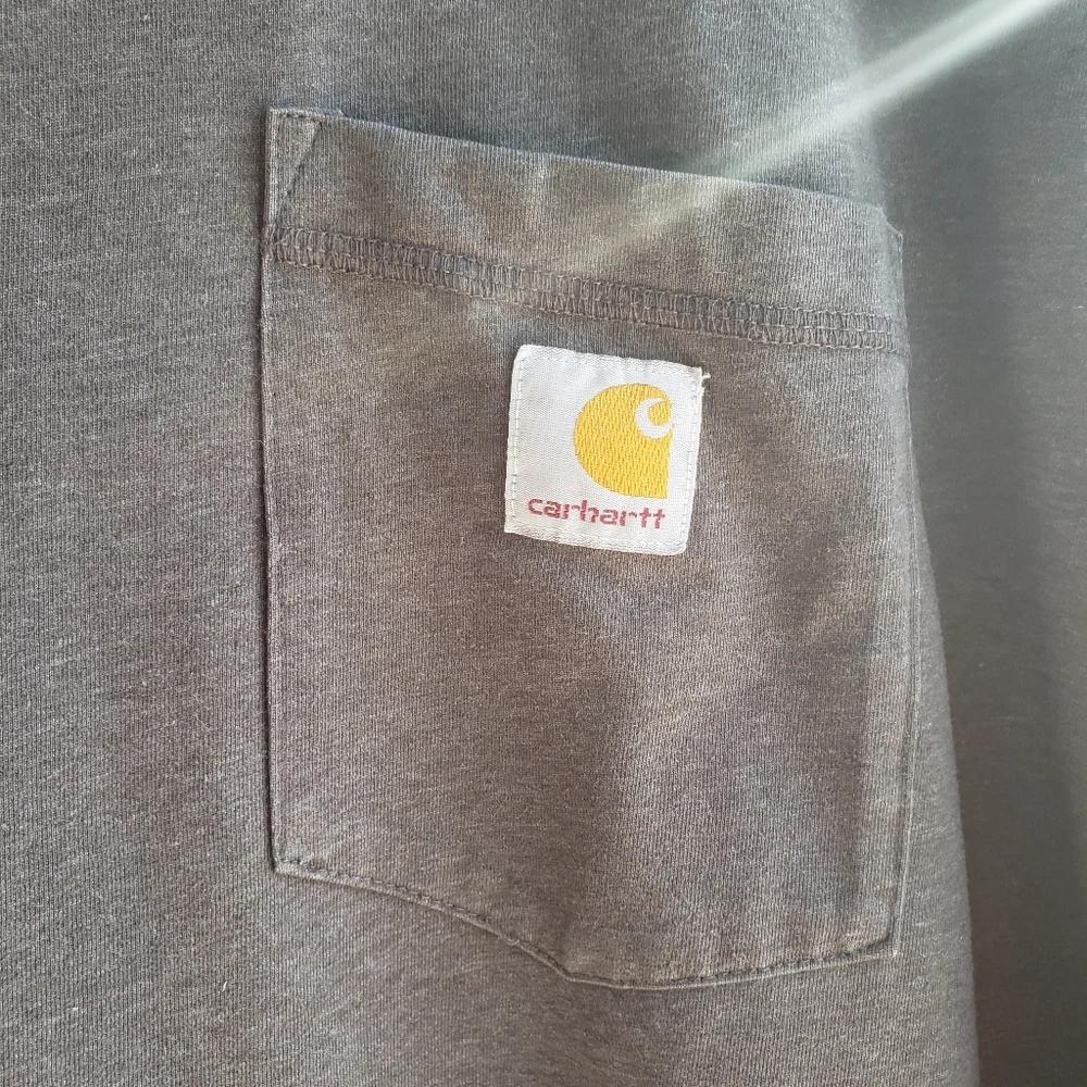 Carhartt Men’s long Sleeve T-shirt. Size: 4XL, Gray. - Picture 4 of 8